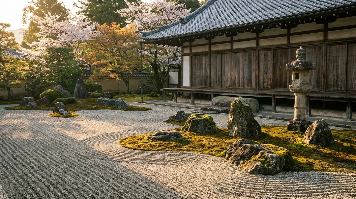 枯山水とは？禅の美学が詰まった庭園芸術を鑑賞するガイドのイメージ画像1