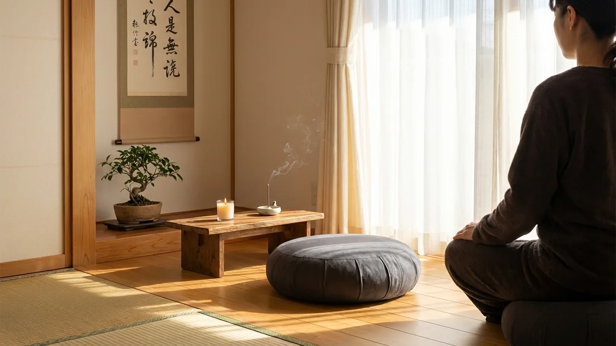 自宅でできる坐禅のやり方|道具なし・5分で始める完全ガイド
