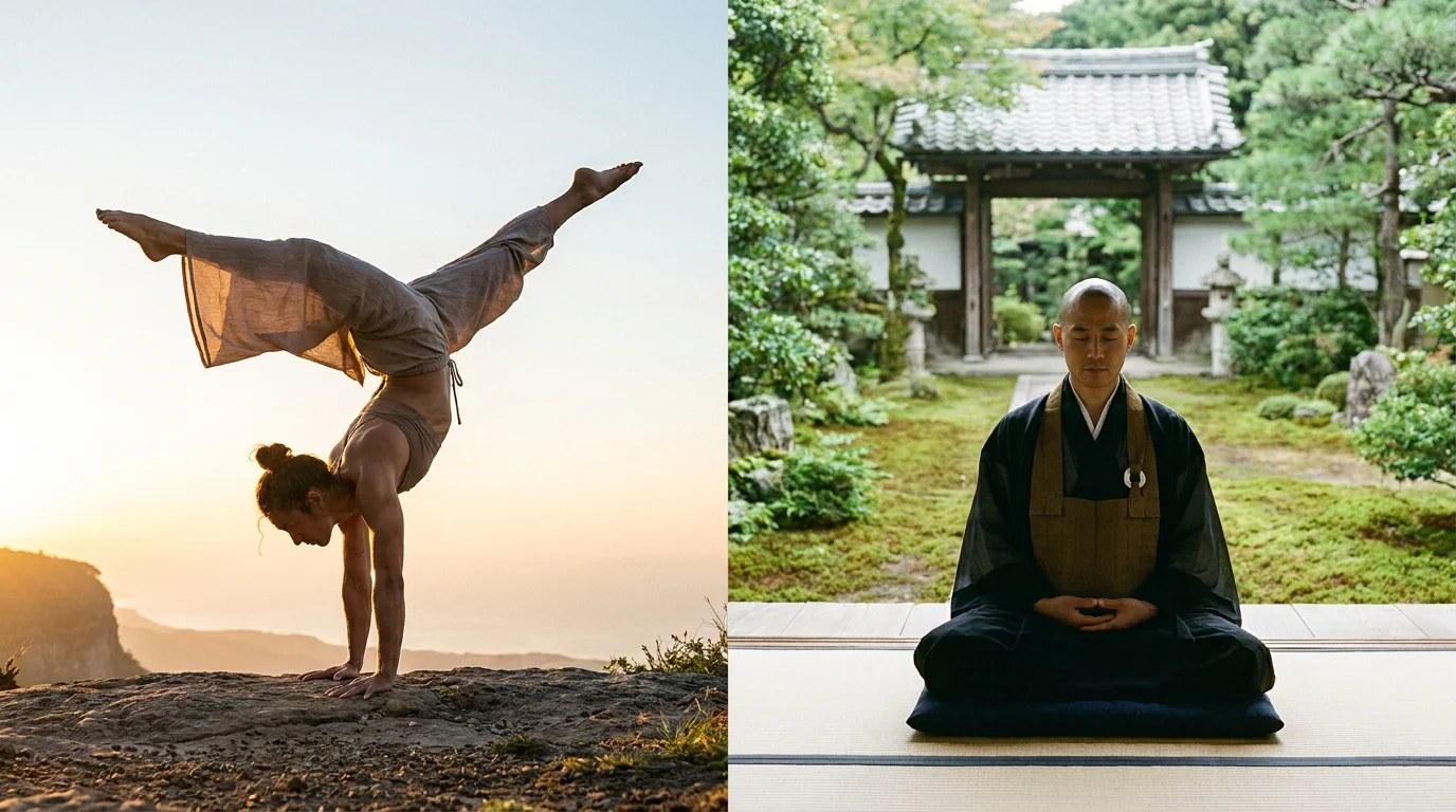 坐禅とヨガの違いと共通点｜あなたに合うのはどっち？のイメージ画像1